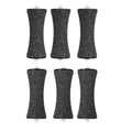 GOMINYUF 6 Pack Replacement Roller for Amope Pedi Foot File, Upgrade Concave Shape Roller for Cracked Heel-Extra Coarse
