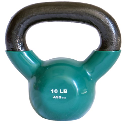 Ader Vinyl Kettlebell 5, 8, 10, 12, 15, 18, 20, 25, 30, 35, 40, 45,50 Lb - size: 10.0 Pounds