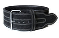 SERIOUS STEEL FITNESS Leather Weight Lifting Belt | Powerlifting, Weightlifting & Exercise Belt | 4" Wide & 10mm Thick - color: Single Prong, size: Large