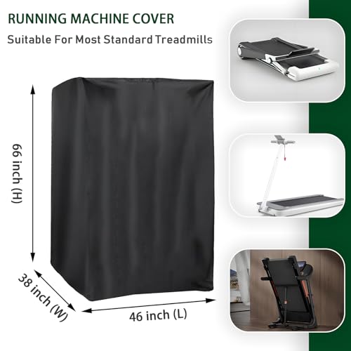 Treadmill Cover, Running Machine Cover, Oxford Cloth Waterproof Dustproof Exercise Equipment Protect with Drawstring and Storage Bag for Outdoor Indoor - size: Fold