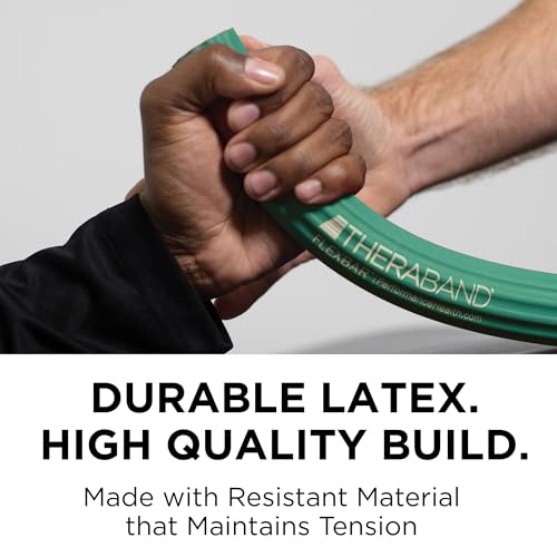 THERABAND FlexBar, Resistance Bars for Tennis Elbow & Grip Strength, Color-Coded Therapy Bars for Tendonitis & Golfer’s Elbow - color: Green/Blue, size: 2 Pack