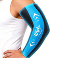 Hilph Full Arm Elbow Ice Pack Sleeve for Pitchers, Extended-Length Design | Reusable Hot & Cold Compression Gel Ice Wrap for Tennis Elbow, Golfers Arm, Bursitis, Tendonitis, Carpal Tunnel, Medium - size: Medium