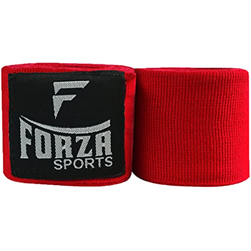 Forza Sports 180" Mexican Style Boxing and MMA Handwraps - color: Red