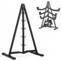 Cable Attachment Storage Rack, LAT Pulldown Bar Holder, Home Gym Organizer for Cable Handles and Attachments - color: 35in-freestanding