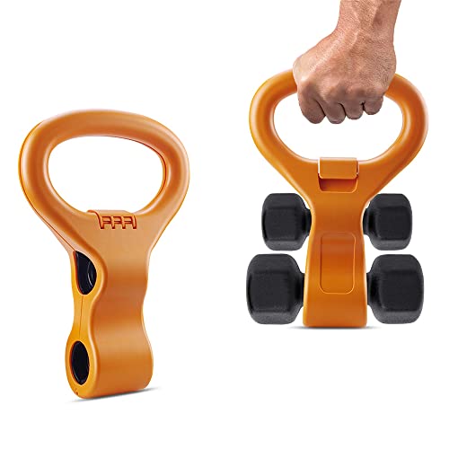 1Pcs Portable Dumbbell Adjustable Weight Exercise Grip Unisex Fitness Dumbbell Grip Home Workout Equipment Kettlebell Grip Adapter