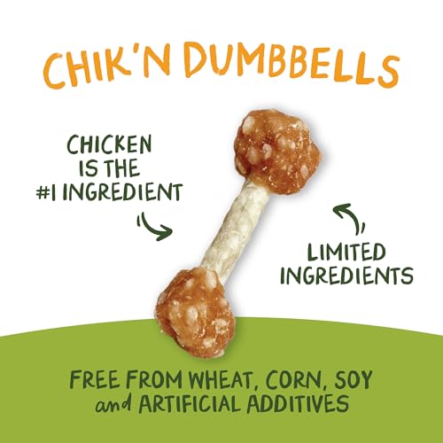 Pet 'n Shape Chik 'N Rice Dumbbells - All Natural Dog Treats, Chicken, 32 oz - size: 2 Pound (Pack of 1)