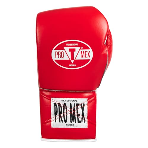 Title Boxing Pro Mex Professional Edge Lace Training/Sparring Boxing Gloves - color: Red, size: 16 oz