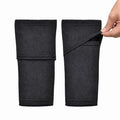 Northdeer Soccer Shin Guards Sleeves with Optimized Insert Pocket(1Pair) - color: black, size: XL (5'11"-6'7")