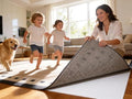 Mayhawk Non-Slip Rug Gripper Pad: Residue-Free Silicone, Hard Floors, 2X3Ft | Vacuum Tech for stronger grip; adhesive-free, BPA-free, low-profile, odorless, washable, reusable, safe for hardwood/tile/LVP - size: 2' x 3' (Rectangular)
