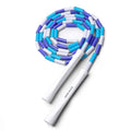 HEREROPE Jump Rope for Kids Ages 4-7 8-12, Hard Shatterproof Beads, Adjustable 7.2FT Tangle-Free Jump Rope for Boys Girls, School PE Fitness Outdoor Exercise - color: Blue White
