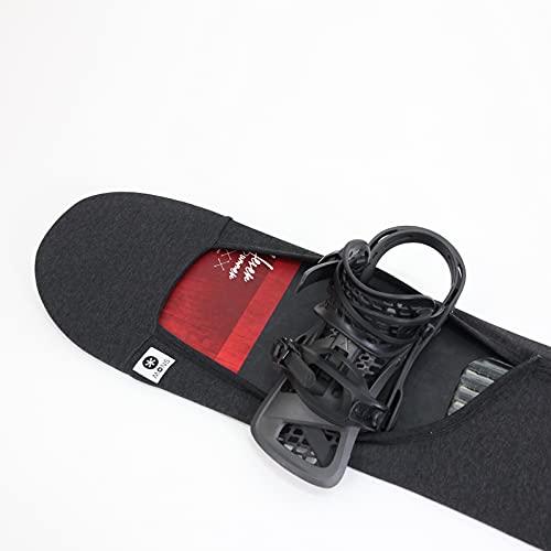 MONS Snowboard Protection Soft Cover Sleeve With Binding Open - size: L