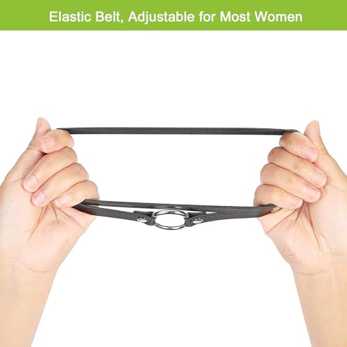Adjustable O-ring Leg Garter, Elastic Thigh Garters Belt for Women, 1 Pair - color: Green