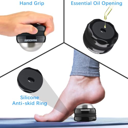 Ice Roller Ball, Cold Hot Massage Muscle Recovery Ball, Stainless Steel | Hot/Cold Therapy,Myofascial Release,Deep Tissue Muscle Relief,Aromatherapy,Pain Relief,Skin Firming,Reduce Edema,360° Rolling - style: 1 - Pack - Ice Ball