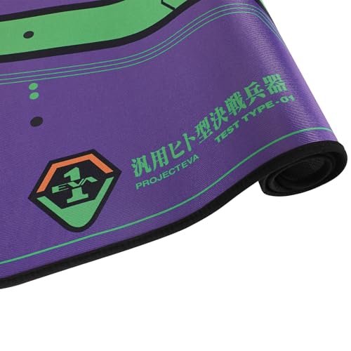 Office Chair Mat | Non-Slip Hard Floor Chair Mat 35"×47" | Evangelion Unit-01 Mech Inspired Design by TREASURE CASE - color: Unit-01