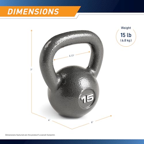 Marcy Hammertone Kettle Bells - 10 to 55 lbs. HKB Workout Weights - style: 15 lb