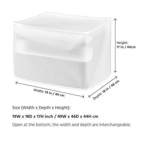 Printer Dust Cover Case Water Proof Protective Covers jacket,compatible with HP, EPSON,CANON, BROTHER, PIXMA Officejet -19W x18D x17H in - size: 19W x18D x17H