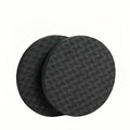 2-piece set yoga knee pads and exercise mats - super thick anti slip support for thick boards, gardening, push ups, knees, Pilates, and floor exercises - knees, elbows, wrists - color: black