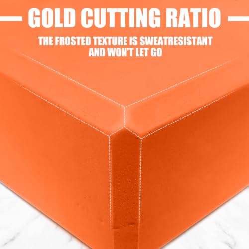 Septo 2 Pcs Yoga Blocks, 9x6x3 Inch Foam Blocks for Pilates | High density EVA foam Yoga Props lightweight non-slip surface for meditation stretching balance training - color: Orange