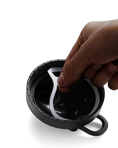 VOLTRX Protein Shaker Bottle, Merger USB C Rechargeable Electric Protein Shake Mixer, Shaker Cups for Protein Shakes and Meal Replacement Shakes, BPA Free, 24oz - color: Black
