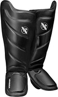 Hayabusa T3 Striking Shinguards - Men and Women | MMA Protection, Muay Thai Kickboxing, Sparring Pads, Martial Arts Gear, Adjustable Straps, Impact Padding, Elastic Fit - color: Black, size: X-Large