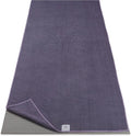 Gaiam Yoga Mat Towel Microfiber Mat-Sized Yoga Towel for Hot Yoga - color: Heron Lilac, size: 24"W x 68"L (Pack of 12)