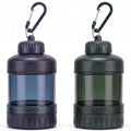 2 Pack Protein Powder Container to Go with Keychain & Keyring, Large Capacity, Clear, Leakproof, Ideal for workouts, fitness, or travel (Green&Blue) - color: Green&Blue