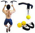 Pull Up Grips Ball – Enhance Grip Strength & Forearm Training – 2.8inch Non-Slip Surface Grip Balls – Includes Carabiners & Straps – Max Load 530lbs – Ideal for Climbing, Calisthenics