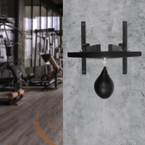 LYNICESHOP Speed Bag Platform Kit, Heavy Duty Boxing Training Equipment, Wall Mount Adjustable Speed Bag Set for Reflex & Coordination
