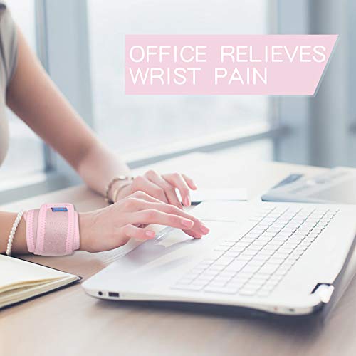 2Pack Version Profession Wrist Support, Adjustable Strap Reversible Wrist Brace for Sports Protecting/Tendonitis Pain Relief/Carpal Tunnel/Arthritis/Injury Recovery, Right&Left - color: Pink