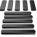 Mavee Fractional Weight Vest Plates, Rustproof Solid Steel Inserts for Rucking, Tactical Carrier & Strength Training - color: Black (E-Coated), size: 4.7 Inch (10 Pack / 3.5 Lbs)