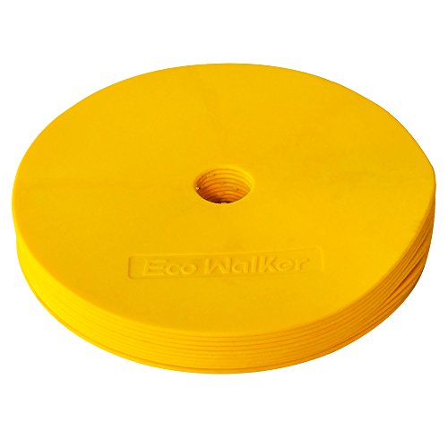 Flat Cones Spot Markers Soccer Basketball Sports Speed Agility Training - color: Pink