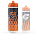 Gatorade Gx NFL Non-Slip Squeeze Bottles, 30 fl oz, Gx Hydration System - color: Chicago Bears