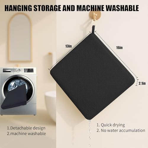 2 Pack Shower Bench Cushion, Soft Chair Pad for Elderly Bathing, Easy to Clean & Quick Dry, 4D air Fiber Material, Suitable for Shower Seat Cushion, Bathtub Baths, Poolside Rest, Black - size: Black