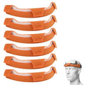 6 PCS Hard Hat Liner, Hard Hat Sweatband, Washable Hardhat Sweatband, Reusable Flame Retardant Cotton Hard Hats Sweat for Chainsaw Helmet, Hard Hats Liner Replacement, Welding Helmet - color: 6 PCS