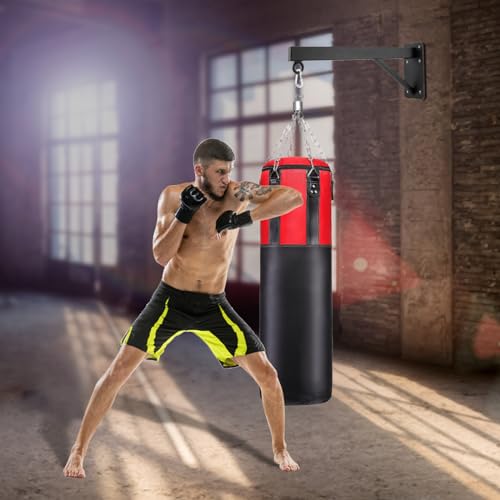 Wall Mount Heavy Duty Heavy Bag Hanger, Heavy Duty Punching Bag Stand, Heavy Duty Boxing Bag Mounting Bracket for Boxing, Muay Thai, MMA Training