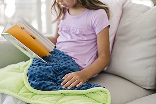 MindWare Sensory Genius Weighted Lap Pad – 24” x 19 1/2” 5 pounds – Ideal for Kids & Adults – Sensory Pad for Kids – Great for Classroom, Work or Home – Ages 5 & Up