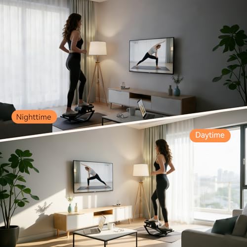 Rock Stepper with Resistance Bands - Ultra-Quiet Hydraulic Lateral Stepper, Fully Assembled Side to Side Step Rocker for Home Office, 250LBS Capacity - color: Black