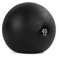 Titan Fitness Rubber Slam Ball, Dead Weight Ball Absorbs Impact, Minimal Bounce, Textured Surface for Strength and Conditioning, Cardio Workouts, Full Body Workout - style: 45 LB