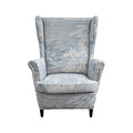 NILUOH Wingback Chair Slipcover 2-Piece Stretch Wingback Chair Sofa Slipcover Armchair Cover Printed Furniture Protector Couch Soft with Elastic Bottom for Living Room, 12 - color: 12