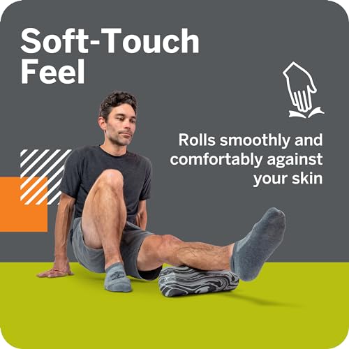TriggerPoint Foundation Roller - Premium EVA Foam Muscle Recovery and Flexibility Roller, Soft Compression for Injury Prevention, Travel-Friendly, Ideal for Athletes - color: Black/Grey, size: 12"
