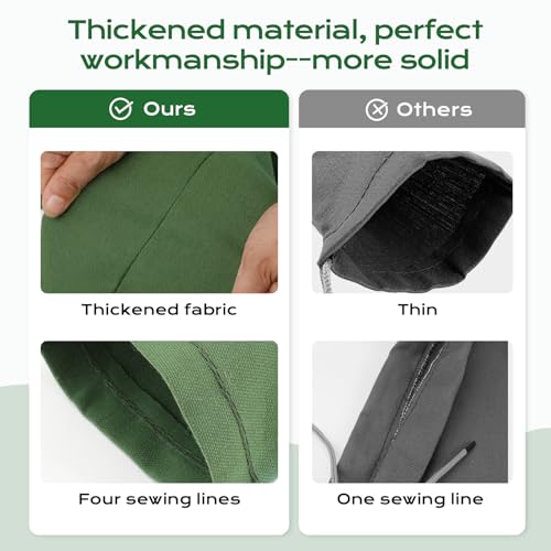 Sand Bags for Flooding,8Pcs Flood Prevention Sandbags,Thickened Long Canvas with Elastic Band, Reusable Flood Barriers for Indoor and Outdoor Garage 4'X 7" - size: 4'X 7" 8 Pack