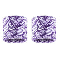 NIKE Premier Swoosh Singlewide Wristbands -Soft, Moisture-Wicking (1 Pair, 2.5" Wide) - color: Court Purple/White