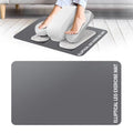Under Desk Elliptical Mat - Non-Slip Exercise Equipment for Peloton Bike, Small Exercise Mat for Desk Workout Equipment - color: Grey 1 Pc