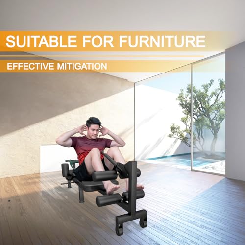 Home Lumbar Traction Table, Portable Massage Cervical & Lumbar Stretcher Bed, Full Body Traction Bed for Tension Relief and Back Decompression (Black)