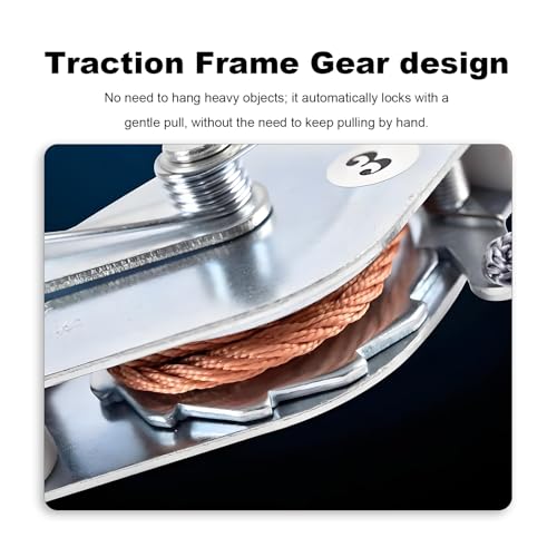 Adjustable Neck Traction Device, the Hook Design is controllable, the Gear Design Does not Need to Hang Heavy Objects, Easy to use, Effectively relieves Neck Pain, Suitable for Home or Outdoor