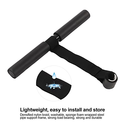 OUKENS Door Sit Up Bar, Barbell Doorway Situp Bar Sit Up Assistant Device Abdominal Core Workout Equipment for Men Women Exercise