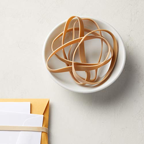 Amazon Basics Rubber Bands, Office Supplies, Size 64 (3-1/2 x 1/4 Inch), 320 Bands/1 lb Pack, 25-Pack, Tan - size: Size 64, style: 25-Pack