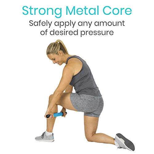Vive Massage Stick Roller for Muscle, Back, Legs - Deep Tissue Body Fascia Massager for Hamstring, Calf, Neck Pain, Trigger Point, Exercise -Rolling Relief Tool for Physical Therapy, Recovery