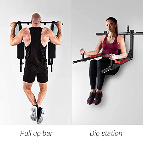 Wall Mount Pull Up Bar Wall Mounted Body Press Pull Up Bar Gym Chin-Up for Upper Body Workout - color: Type A