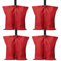 ABCCANOPY Canopy Weights 120 LBS Tent Sand Bags,4-Pack Red(No Sand) - color: Red, size: 120 LBS